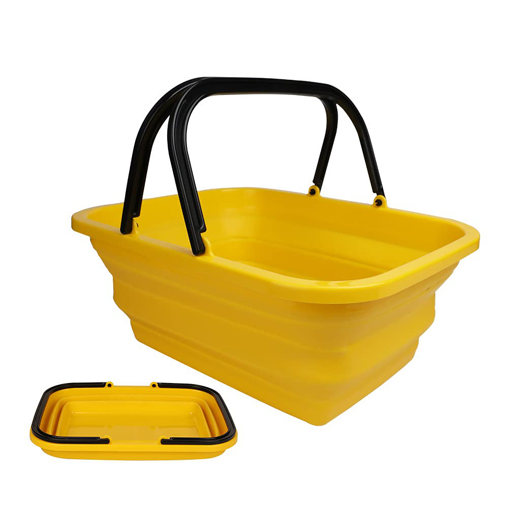 Rosecliff Heights Foldable Compact Bucket With Handle 10L (2.6 Gallon ...