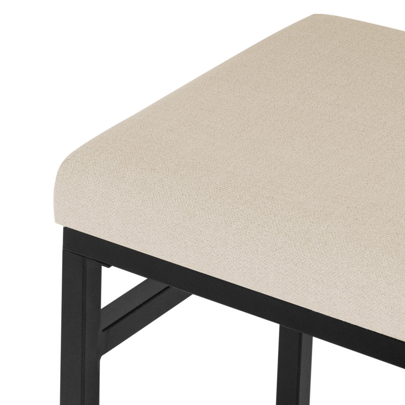 Tabouret de comptoir de 24 po Junad, Brun clair