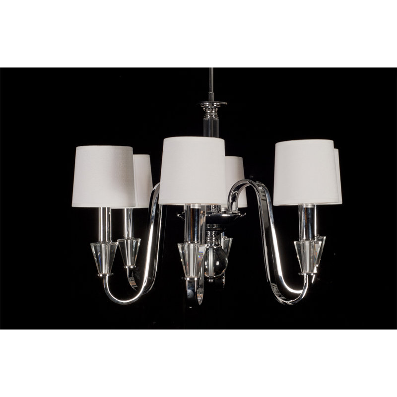 Intense 6 - Light Shaded Chandelier