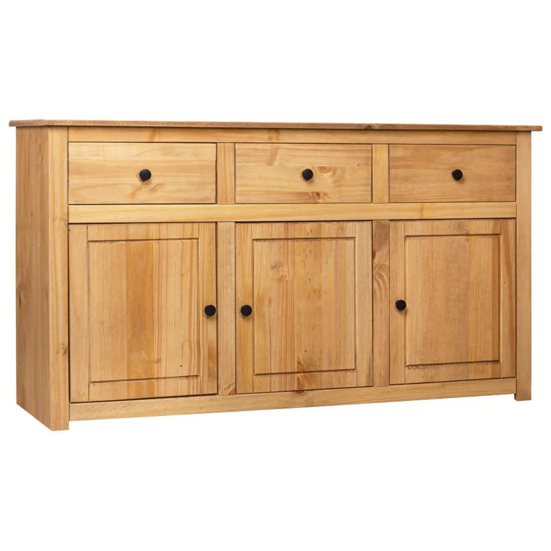 Marrero 135cm Solid Wood Sideboard, Natural