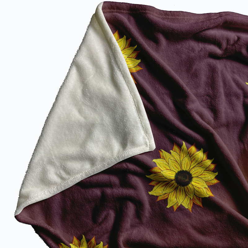 Stutzman Plain Weave / Muslin Throw Blanket, Purple