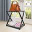 Paquet de 2 porte-bagages en bambou avec sangles en nylon-110874378