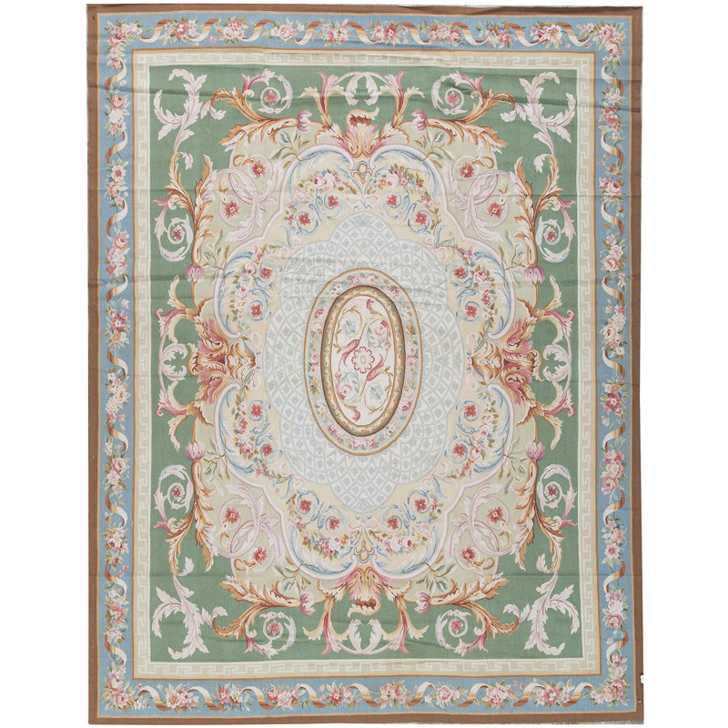 Hand-Knotted High-Quality Gold Area Rug