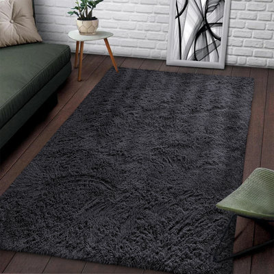 3×5 Plush Shaggy Area Rug – Ultra Soft, Non-Shedding, Machine Washable Comfort