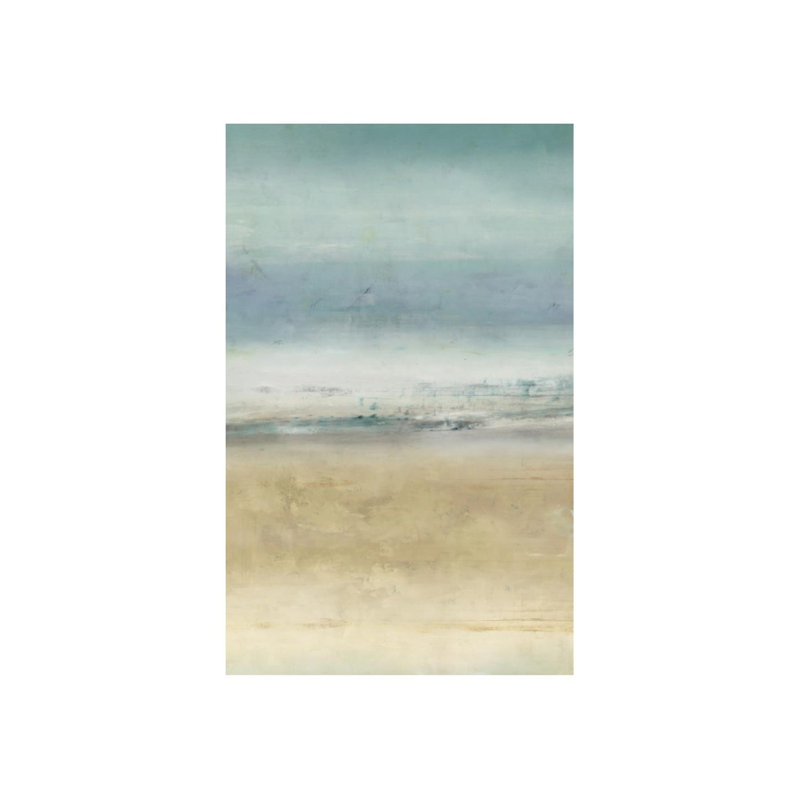 Morning Sea Breeze II Painting by Sofia Fox, 48" H x 30" W, Glass Coat