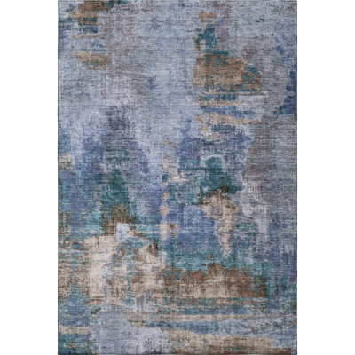 Premium Machine Washable Mayfield AMF2300 Abstract Rug