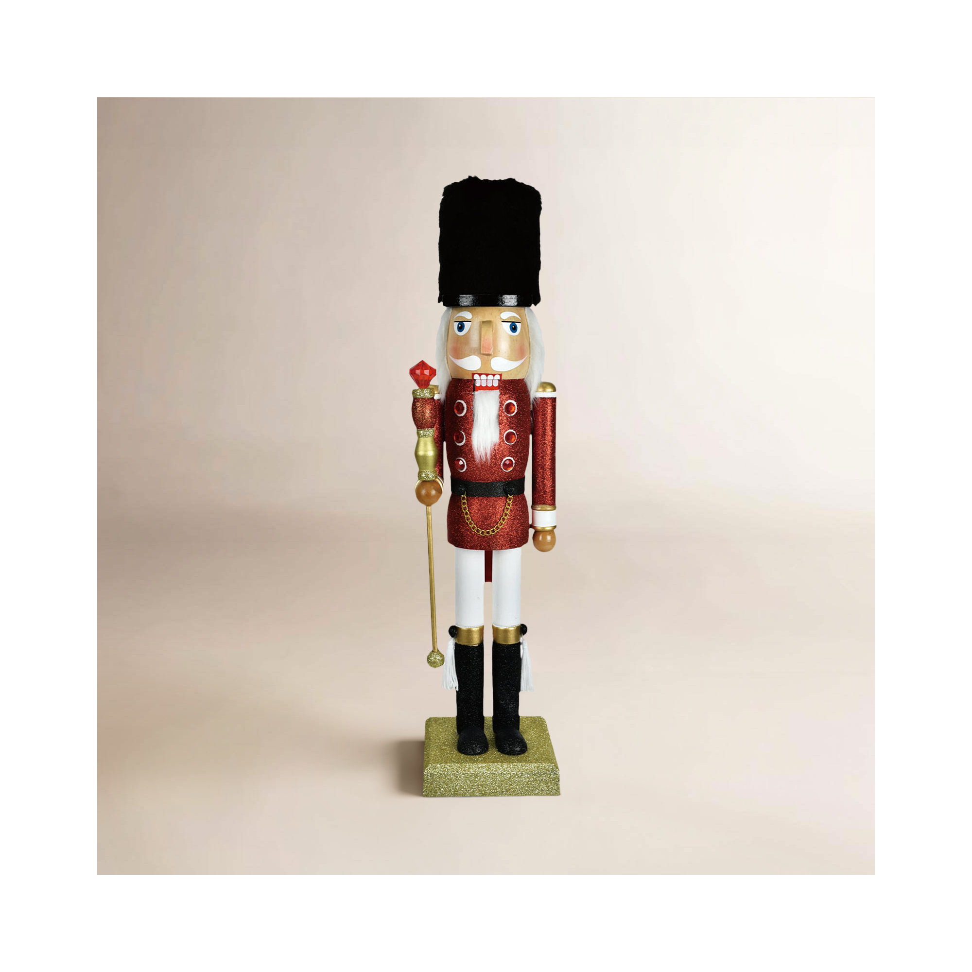 Shammah Soldier Nutcracker, 18" H x 5" W x 4" D