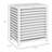 HOMCOM Bamboo Laundry Hamper With Lid-580944806-580944804