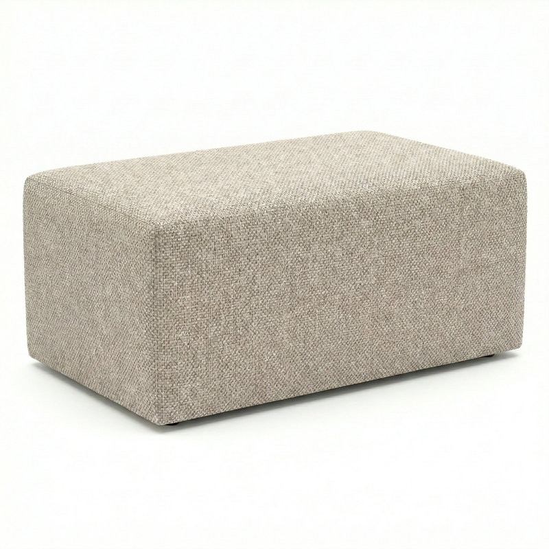 Berlin Gardens Lilly Hive 18X30x13 Rectangle Pouf, Sand