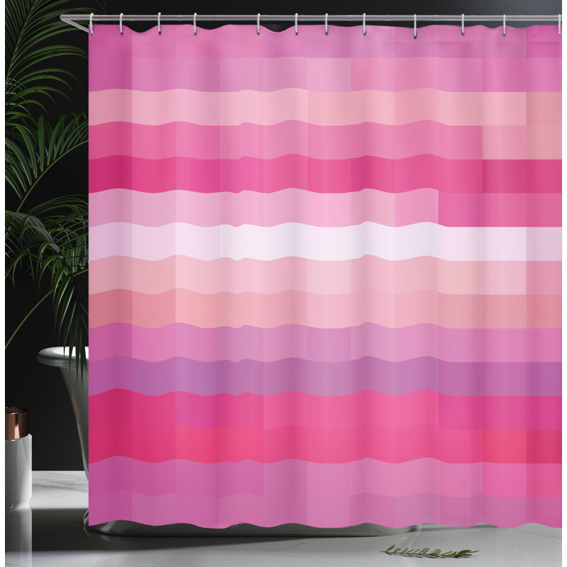Shower Curtain with Hooks Included