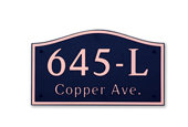 Arch Wall Plaque, 7" H x 12" W x 0.25" D, Copper