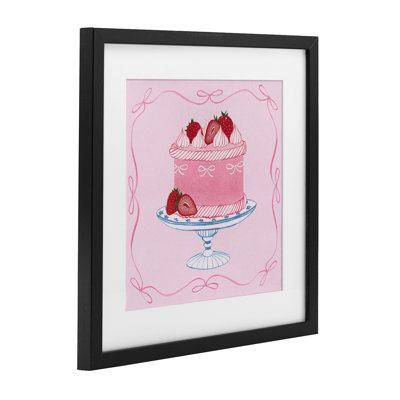 «Pink Strawberry Cake», impression par Grace Popp