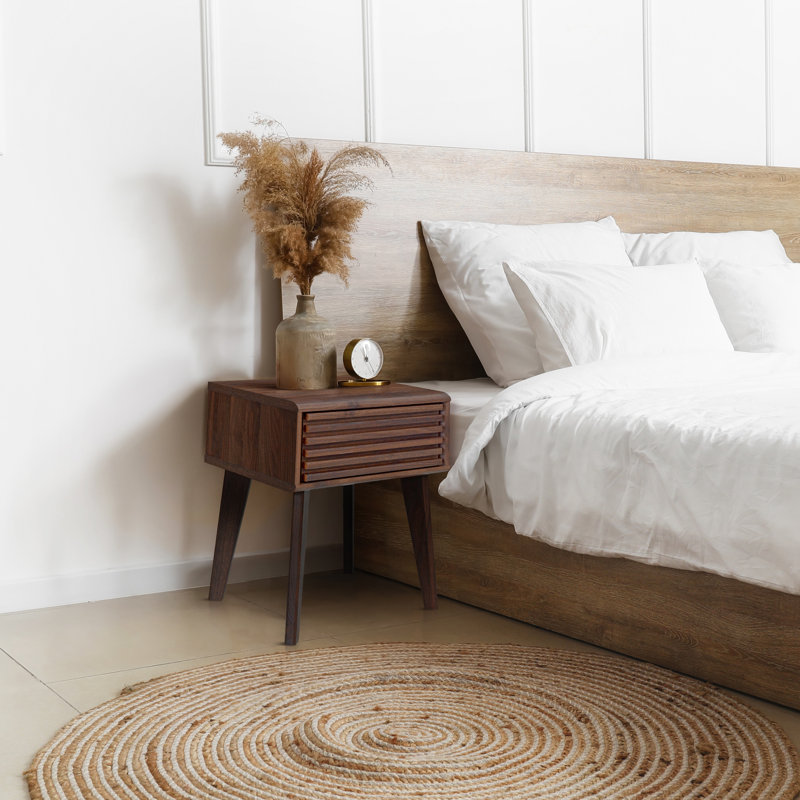 Abrams End Table, Columbia Nussbaum