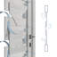 Dalle de porte intérieure en bois manufacturé massif Louver-93912972-93912982