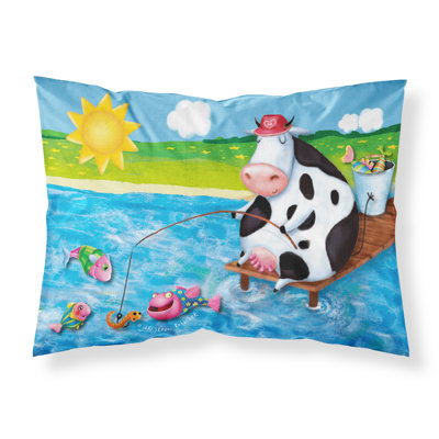  Vache pêchant hors d'une taie d'oreiller