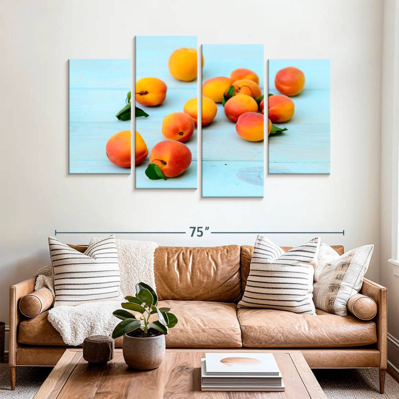 Yarlin Apricots On Table, 32" H x 52" W