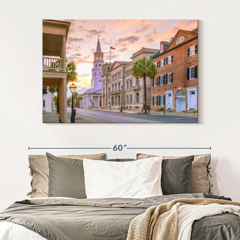 Ravi Idyllic Charleston Scene, 34" H x 51" W