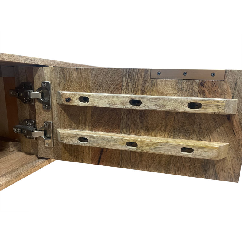 Geometrical TV Unit Mango Wood