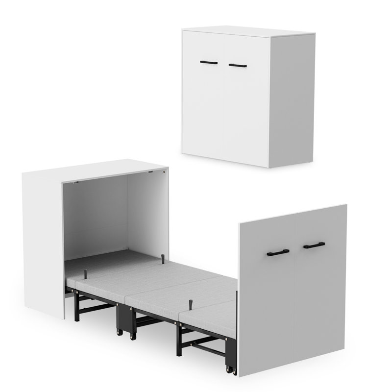 Armoire lit escamotable avec matelas escamotable Murphy