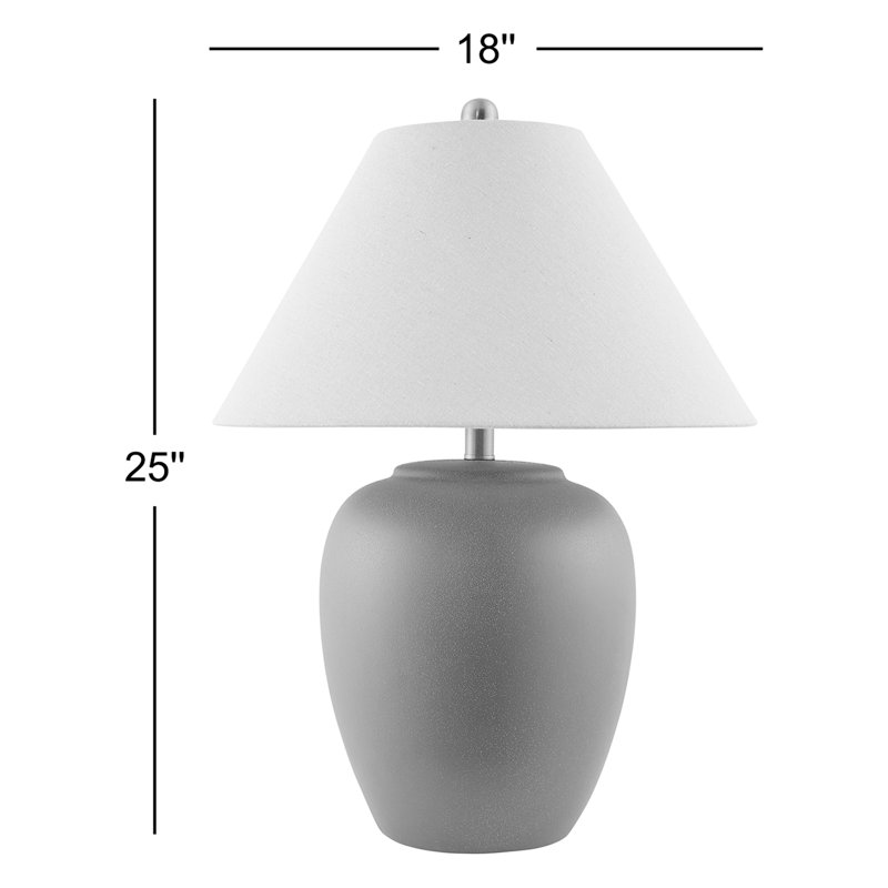 Eustacia Ceramic Table Lamp, Beige