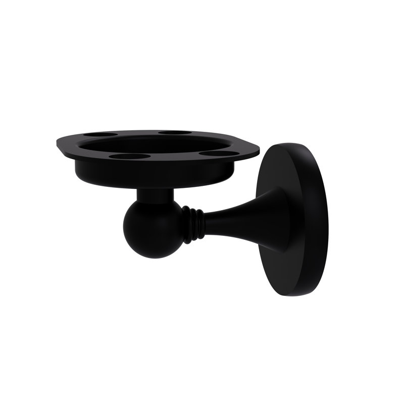 Porte-brosse à dents & culbuteur Godoy, Noir mat