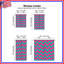 Rideaux obscurcissant rose et bleu à motif de chevrons obscurcissant - 2 panneaux-1158806620-1158806592