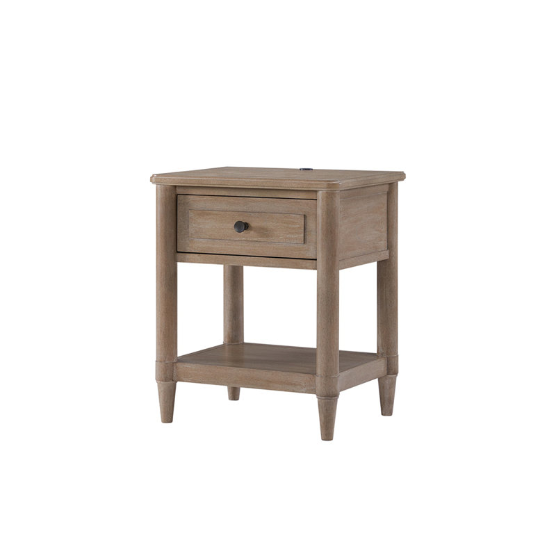 Petite table de chevet, Brun