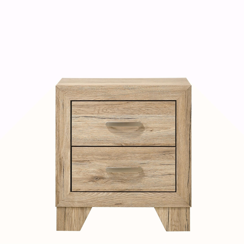 Nightstand For Bedroom, Natural