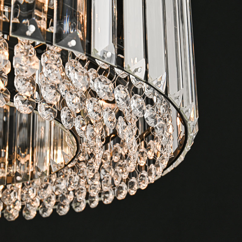 Irenej Semi Flush Mount, Black