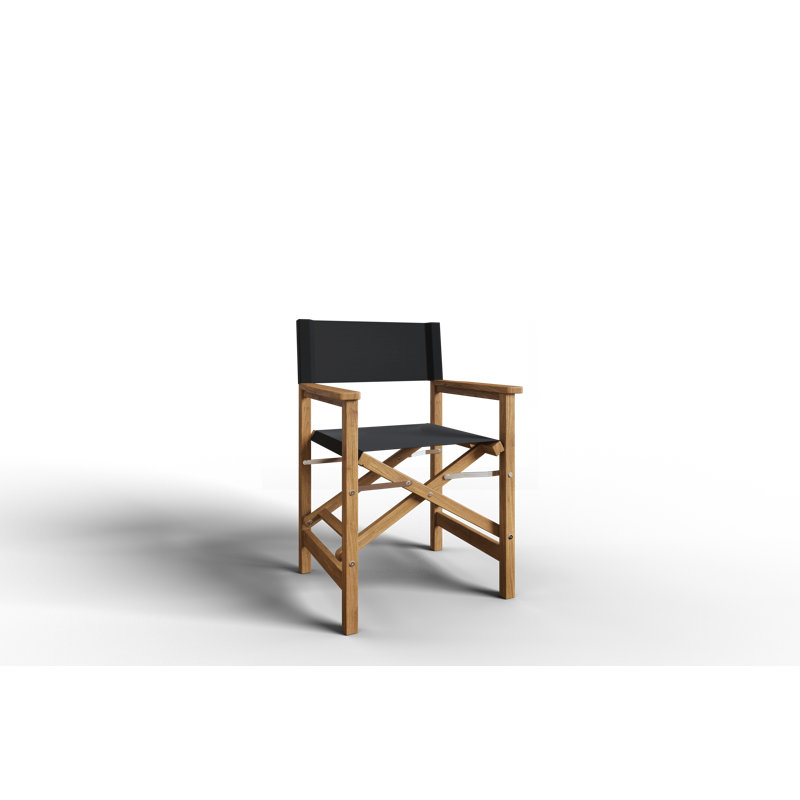Folding Director Chair, Black