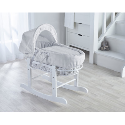 Moses Basket with Bedding with Mattress