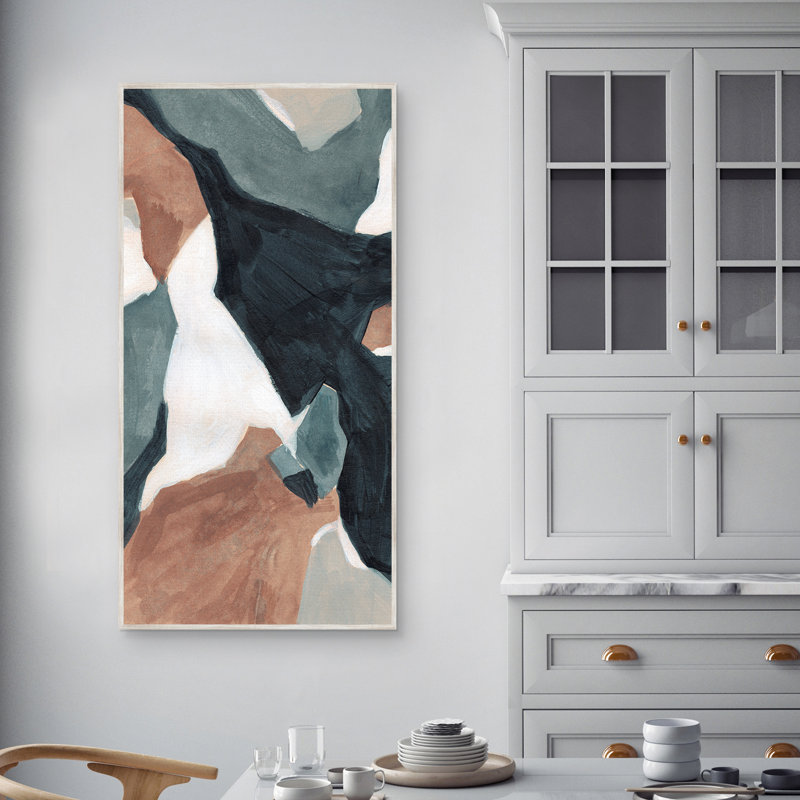 «Terra Abstract» par Willowbrook, art mural encadré