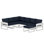 Ensemble de conversation d'extérieur pour 5 personnes avec coussins POLYWOOD Eastport