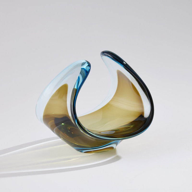 Duo bol - turquoise / beige