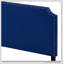 Grand lit en velours bleu Haemon