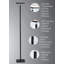 Lampe torchère sur pied 71,75 po Escalante-1636080799