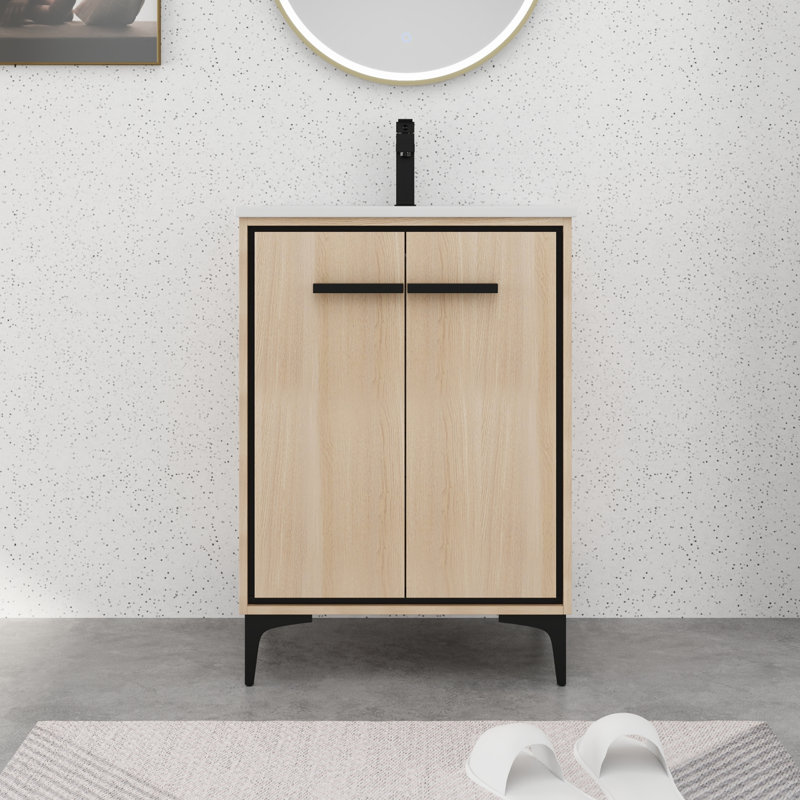 Meuble-lavabo simple avec plateau Ishhara 24,02