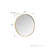 Kaliea Metal Flat Wall Mirror-50402111-50402109