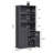 Cesiro 6-Tier Bookcase With 2 Fluted Doors And Adjustable Shelves-228533505
