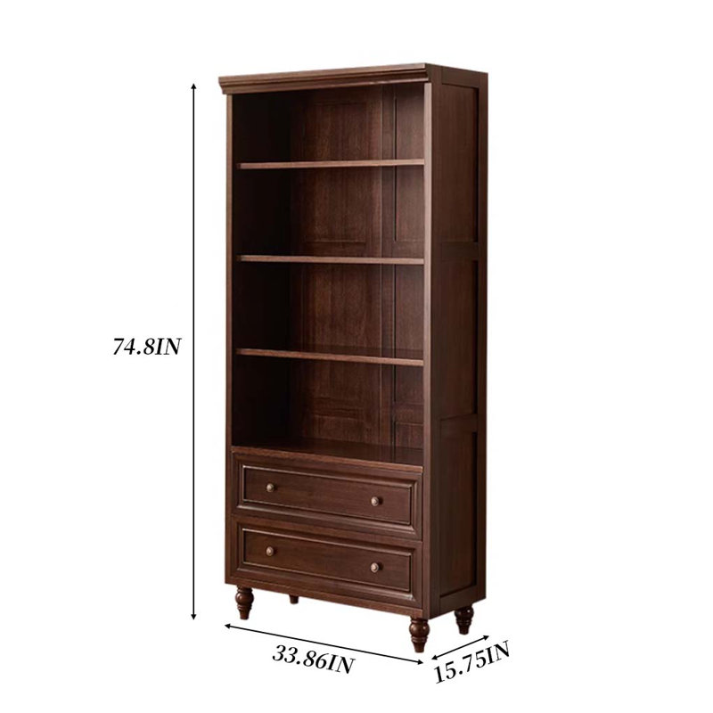 Multi-Shelf Storage Display Cabinet Bookcase