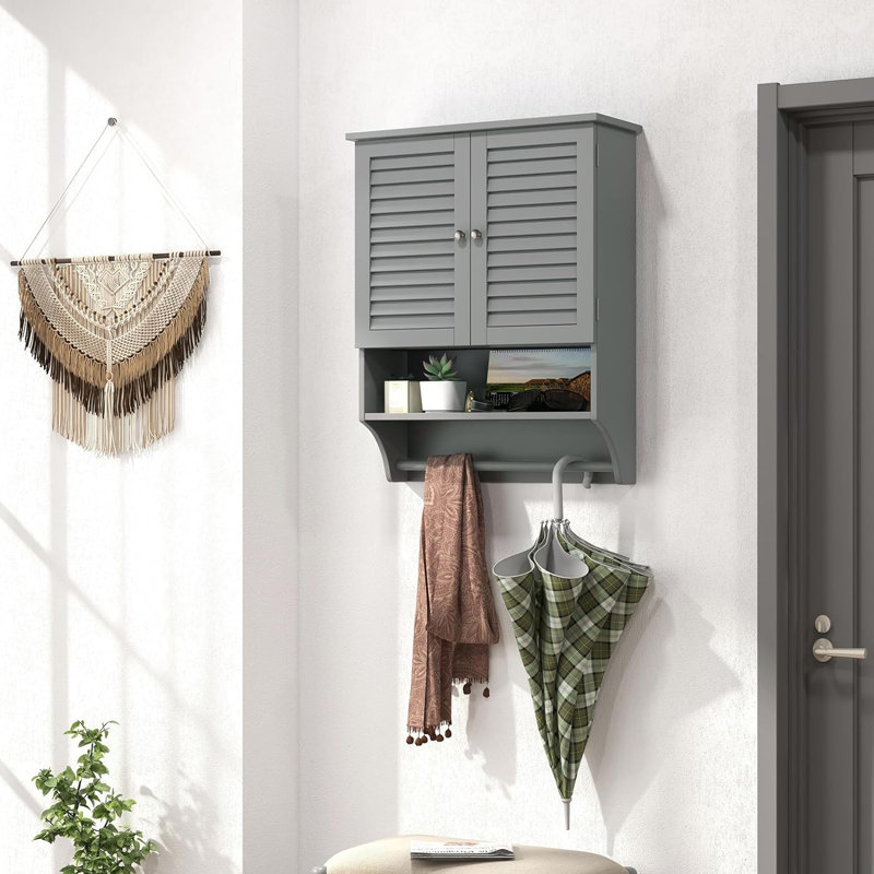 Rangement pour salle de bain Bajo, Gris
