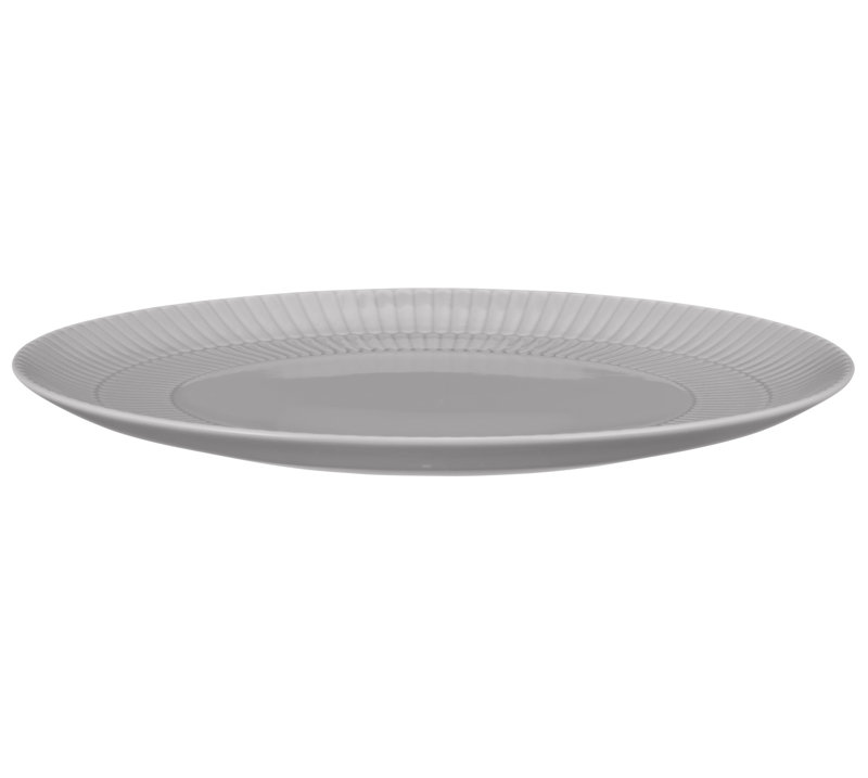 Amina 27.8cm Porcelain Dinner Plate, Grey
