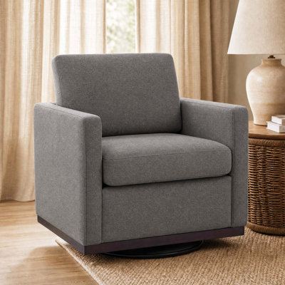 Fauteuil rembourré pivotant