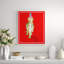 Matilde In Ruby Giclee Print by Dana Gibson
