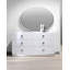 Ensemble de chambre à coucher en cuir 5 pièces Rachna -23547636