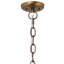 Big Sur 1-Light Beaded Chandelier, Slate Blue