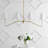 Wilhelmus 4 - Light Gold Painting Pendant
