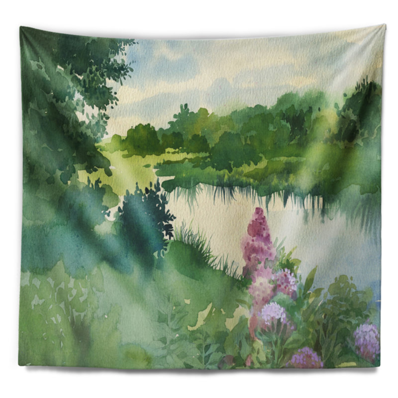 Polyester Tapestry, 50" H x 60" W