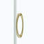 Ensemble de douche de coin rond en or brossé L 44 po x l 44 po x H 72,83 po Breeze