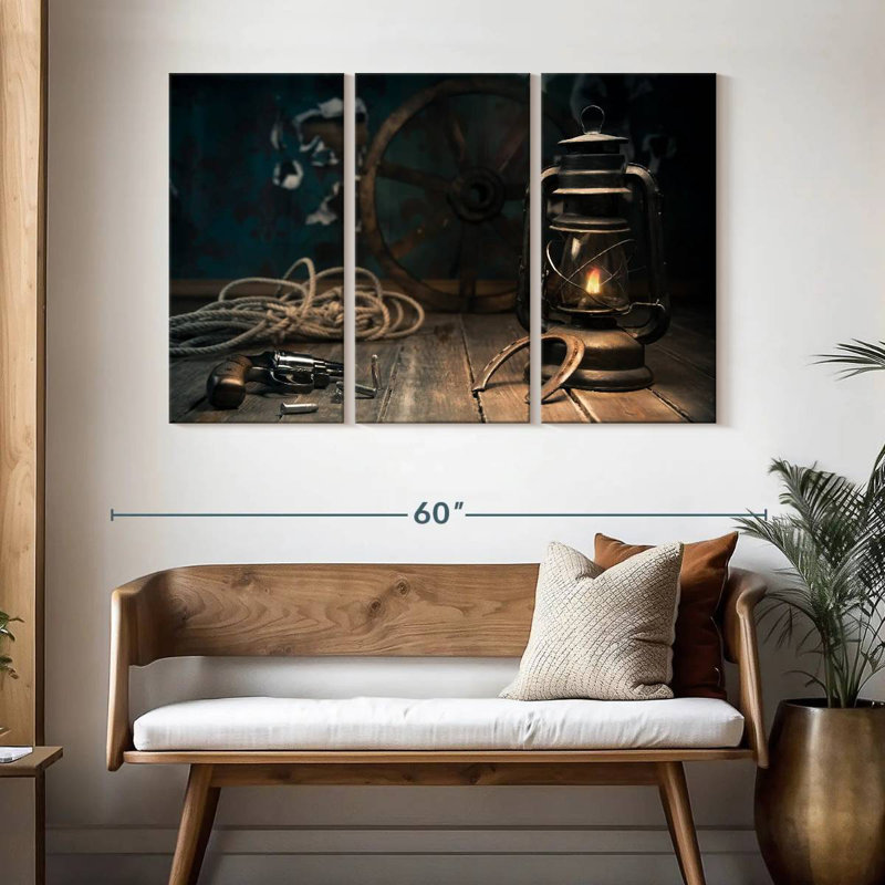 Style occidental Lelar, H 32 po x l 50 po
